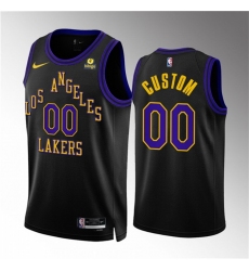Men Women youth Los Angeles Lakers Active Player Custom Black 2023 24 City Edition Stitched Basketball Jersey