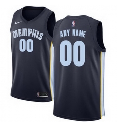 Men Women Youth Toddler All Size Memphis Grizzlies Nike Navy Swingman Custom Icon Edition Jersey