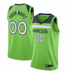 Men Women Youth Toddler Minnesota Timberwolves Green Custom Nike NBA Stitched Jersey