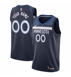 Men Women Youth Toddler Minnesota Timberwolves Navy Blue Custom Nike NBA Stitched Jersey