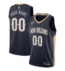 Men Women Youth Toddler New Orleans Pelicans Navy Blue Custom Nike NBA Stitched Jersey