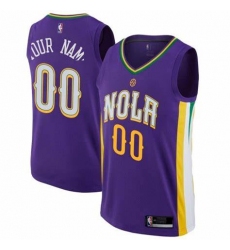 Men Women Youth Toddler New Orleans Pelicans Purple Custom Nike NBA Stitched Jersey