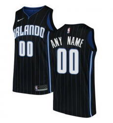 Men Women Youth Toddler All Size Nike Orlando Magic Customized Swingman Black Alternate NBA Statement Edition Jersey