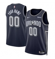 Men Women youth Orlando Magic Active Player Custom Navy 2023 24 City Edition Stitched Basketball Jersey