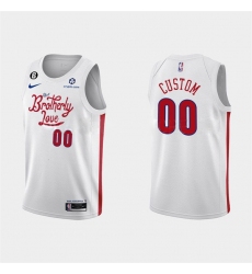 Men Women Youth Philadelphia 76ers Active Player Custom 2022 23 White City Edition Stitched Basketball Jersey