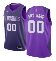 Men Women Youth Toddler All Size Phoenix Suns Nike Purple Swingman Custom City Edition Jersey