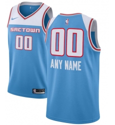 Men Women Youth Toddler Sacramento Kings Light Blue Custom Nike NBA Stitched Jersey