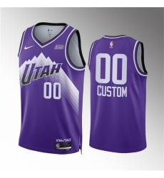 Men Women youth Utah Jazz Active Player Custom Purple 2023 City Edition Stitched Basketball Jersey