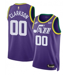 Men Women youth Utah Jazz Active Player Custom Purple 2023 Classic Edition Stitched Basketball Jersey