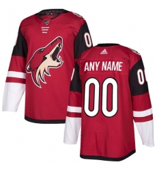 Men Women Youth Toddler Youth Burgundy Red Jersey - Customized Adidas Arizona Coyotes Home