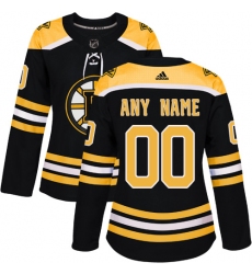Men Women Youth Toddler Black Jersey - Customized Adidas Boston Bruins Home  II
