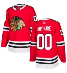 Men Women Youth Toddler Red Jersey - Customized Adidas Chicago Blackhawks Home