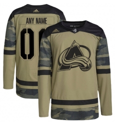 Men Women Youth Colorado Avalanche Custom Camo Salute To Service Stitched Jersey