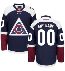 Men Women Youth Toddler Youth Blue Jersey - Customized Reebok Colorado Avalanche Third