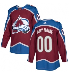 Men Women Youth Toddler Youth Burgundy Red Jersey - Customized Adidas Colorado Avalanche Home