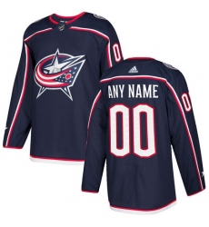 Men Women Youth Toddler Youth Navy Blue Jersey - Customized Adidas Columbus Blue Jackets Home