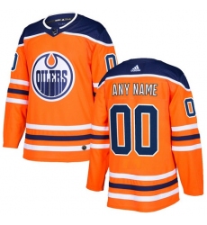 Men Women Youth Toddler Orange Jersey - Customized Adidas Edmonton Oilers Home