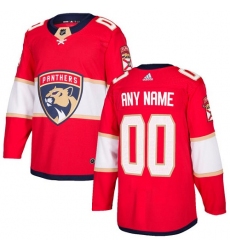 Men Women Youth Toddler Youth Red Jersey - Customized Adidas Florida Panthers Home