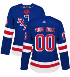 Men Women Youth Toddler Royal Blue Jersey - Customized Adidas New York Rangers Home  II
