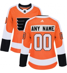 Men Women Youth Toddler Orange Jersey - Customized Adidas Philadelphia Flyers Home  II