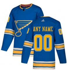 Men Women Youth Toddler St.Louis Blues Custom NHL Stitched Jersey Blue