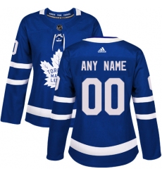 Men Women Youth Toddler Royal Blue Jersey - Customized Adidas Toronto Maple Leafs Home  II