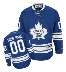 Men Women Youth Toddler Youth Royal Blue Jersey - Customized Reebok Toronto Maple Leafs New Third