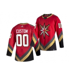 Men Women Youth Toddler Vegas Golden Knights Custom Adidas NHL Stitched Jersey Red