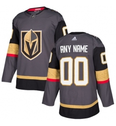 Men Women Youth Toddler Youth Gray Jersey - Customized Adidas Vegas Golden Knights Home