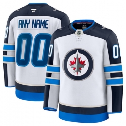 Men Women Youth Winnipeg Jets Fanatics White Away Premium Custom Jersey