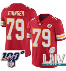 2020 Super Bowl LIV Men Nike Kansas City Chiefs #79 Parker Ehinger Red Team Color Vapor Untouchable Limited Player NFL Jersey