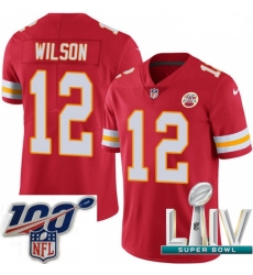 2020 Super Bowl LIV Youth Nike Kansas City Chiefs #12 Albert Wilson Red Team Color Vapor Untouchable Limited Player NFL Jersey