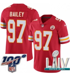 2020 Super Bowl LIV Youth Nike Kansas City Chiefs #97 Allen Bailey Red Team Color Vapor Untouchable Limited Player NFL Jersey