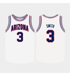 Men Arizona Wildcats Dylan Smith White College Basketball Jersey