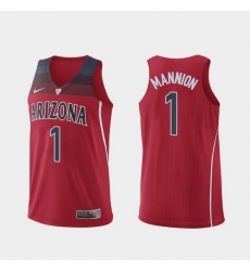 Men Arizona Wildcats Nico Mannion Hyper Elite Authentic Red College Basketball Jersey