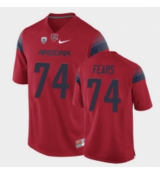 Men Arizona Wildcats Paiton Fears College Football Red Game Jersey