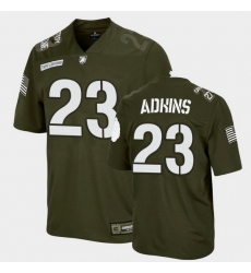 Men Army Black Knights Anthony Adkins Replica Rivalry Football Green Jersey