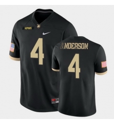 Men Army Black Knights Christian Anderson College Football Black Game Jersey