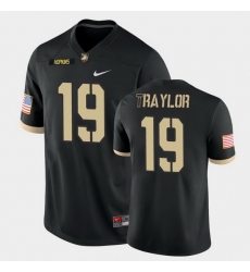 Men Army Black Knights Delshawn Traylor College Football Black Game Jersey