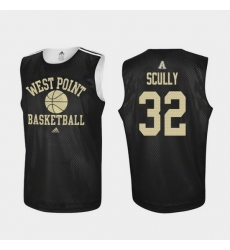 Men Army Black Knights John Scully Black Practice College Basketball Jersey