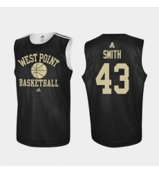 Men Army Black Knights Keeston Smith Black Practice College Basketball Jersey