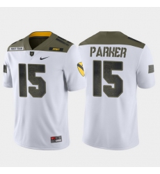 Men Army Black Knights Ryan Parker 15 White 1St Cavalry Division Limited Edition Jersey