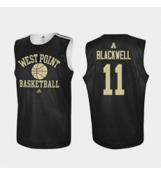 Men Army Black Knights Tucker Blackwell Black Practice College Basketball Jersey