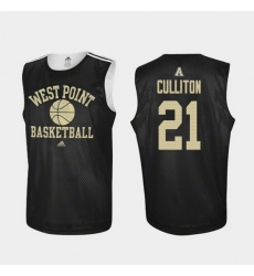 Men Army Black Knights Will Culliton Black Practice College Basketball Jersey