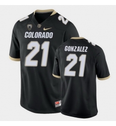 Men Colorado Buffaloes Christian Gonzalez College Football Black Game Jersey