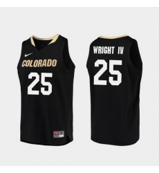 Men Colorado Buffaloes Mckinley Wright Iv Black Replica College Basketball Jersey