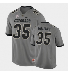 Men Colorado Buffaloes Mister Williams College Football Gray Alternate Game Jersey