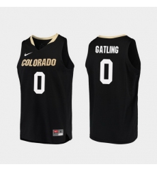 Men Colorado Buffaloes Shane Gatling Black Replica College Basketball Jersey