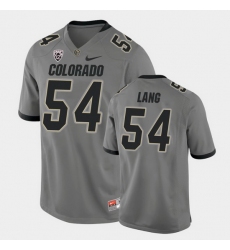 Men Colorado Buffaloes Terrance Lang College Football Gray Alternate Game Jersey