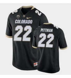 Men Colorado Buffaloes Toren Pittman College Football Black Game Jersey